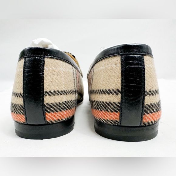 GUCCI TARTAN JORDAAN TWEED HORSEBIT LOAFERS 430088 NEW $920 - Picture 10 of 16